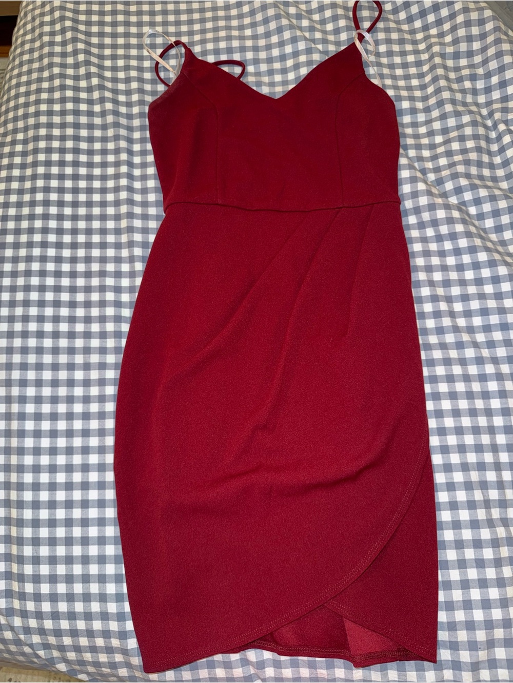 Lulus Forever Your Girl Rust Red Bodycon Dress